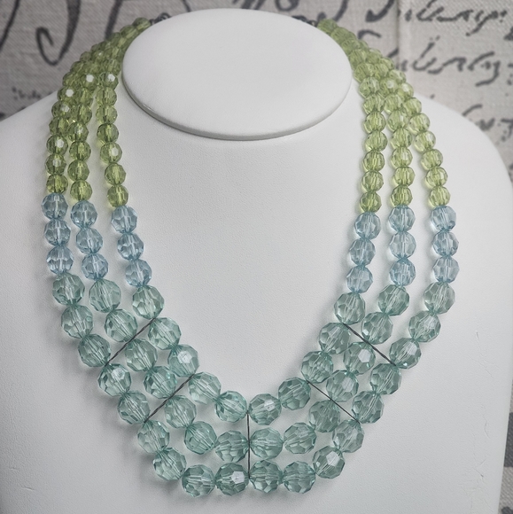 Jewelry - Multicolored Multistrand beaded necklace